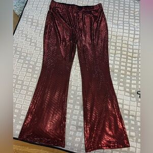 NWOT Red Sequin Pants 🎁